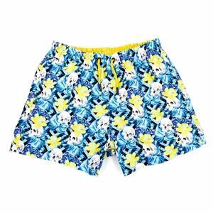 NEW EIGHT X men's tropic slumber print trunks in blue